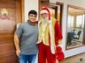 Papai Noel visita Rádio Itapiranga