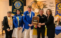 Lions Clube Iporã do oeste é agraciado com título  Melvin Jones