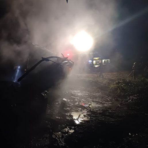 Animais morrem em incêndio de galpão em Itapiranga