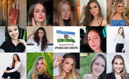 Departamento de Cultura divulga candidatas à soberanas de Iporã do Oeste