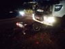 Colisão entre moto e caminhão deixa um ferido em SJCedro