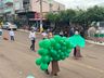 Linha do tempo sobre agricultura e indústria foi trabalhado no desfile cívico