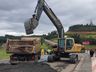 Aplicação do concreto avança na BR-163, em São José do Cedro; assista