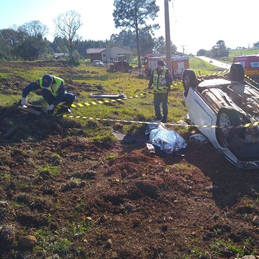 Motorista  morre em saída de pista na SC-161