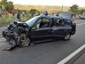 Colisão frontal deixa sete feridos na SC 480 