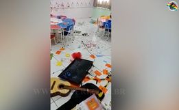 Escola de Paraíso é alvo de vandalismo; confira vídeos
