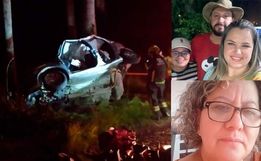Tragédia em SC: Quatro pessoas da mesma família morrem em acidente
