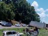 Caminhão de SMOeste se envolve em grave acidente no Paraná