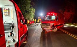 Homem morre em colisão entre carro e carreta na BR 158
