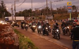 FOTOS: Jair Bolsonaro participa de motociata em Chapecó