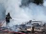 Galpão é destruído por incêndio no interior de Descanso 