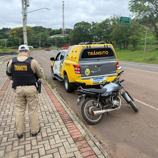 Motocicleta furtada em Campo Erê é recuperada em Francisco Beltrão 