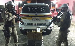 PMRv apreende grande quantidade de Maconha e recupera carro roubado