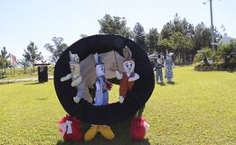 Decoração de Páscoa chama a atenção de descansenses e visitantes