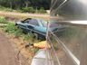 Motorista sai da pista para evitar acidente na BR-163