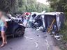 Acidente envolvendo 5 veículos deixa uma pessoa morta em Cunha Porã