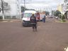 VÍDEO: Mulher invade preferencial e causa acidente no centro de SMO