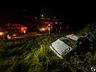 VÍDEO: capotamento deixa feridos na BR-163 em São Miguel do Oeste