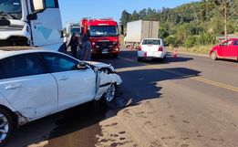 Grave acidente na BR-282 em Iraceminha deixa três feridos