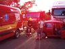 Colisão entre carro e carreta é registrada na SC 496, em Santa Helena