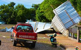 Temporal causa estragos em São Miguel do Oeste; fotos