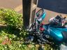 Colisão entre moto e caminhão deixa um ferido 