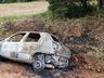 Incêndio em automóvel é registrado no interior de Iporã do Oeste 