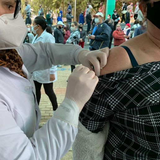 'Dia D' de vacinação contra Influenza em SMO tem grande público 