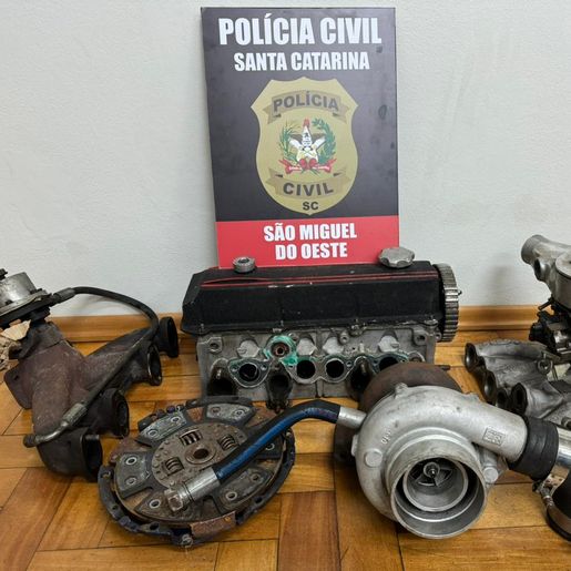 Polícia recupera peças de carro furtadas avaliadas em R$ 10 mil em Descanso 