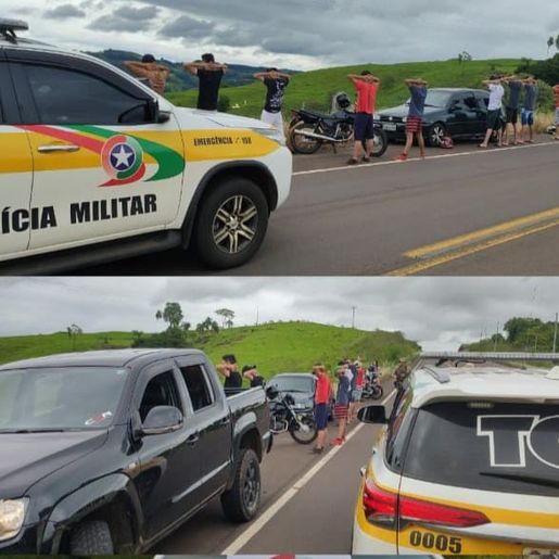 Polícia Militar Rodoviária realiza mais de 20 notificações em motos em Anchieta