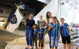 Torcedores comemoram hexa do Grêmio no Gauchão em São Miguel do Oeste
