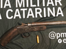 Crianças encontram arma escondida perto de salão comunitário em Guaraciaba