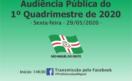 SMO: Prestação de contas do quadrimestre será transmitida pela internet