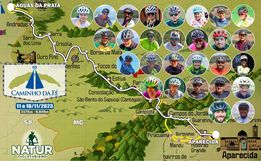 OUÇA: Quase 30 ciclistas da região vão percorrer o Caminho da Fé