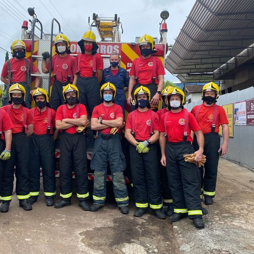 Corpo de Bombeiros de Itapiranga realiza treinamento de combate a incêndio