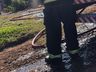Incêndio em veículo mobiliza bombeiros de Campo Erê