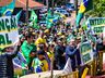 Imagens: Manifestantes pedem intervenção Federal em frente ao 14ºRCMec