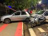 Mulher sofre fraturas ao ser atropelada por carro no Centro de SMOeste 