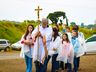 Fiéis acompanham missa de Nossa Senhora do Caravaggio em Guaraciaba