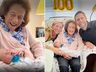 Vovó de 99 anos ganha 100º bisneto e comemora: “são tudo para mim”