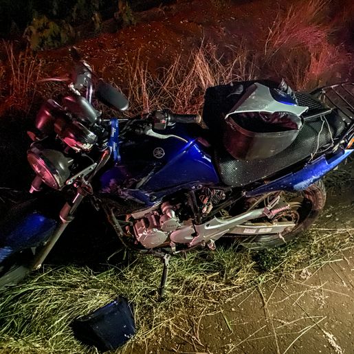 Queda de moto deixa homem ferido em São Miguel do Oeste