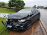 Mulher fica ferida em colisão frontal na SC-163, em São João do Oeste