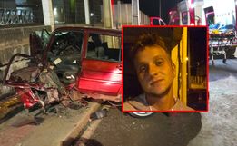 Jovem morre em colisão de carro em muro em Pinhalzinho