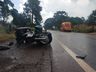 Colisão entre moto e carro deixa homem ferido na SC 163, em Iporã do Oeste