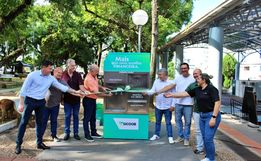 Prefeitura e Sicoob São Miguel inauguram Chimarródromo na praça central