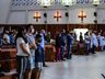 Celebração de Corpus Christi leva fiéis para igreja Matriz em SMO