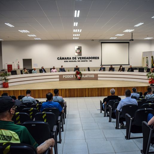 Câmara entrega o Troféu Mérito Desportivo para Equipe de Esportes da Peperi