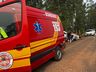 Mulher fica ferida em capotamento no interior de São Miguel do Oeste 