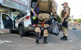 Polícia Militar prende autores de assalto a um Posto de Combustíveis em SMOeste