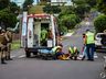 Jovem fica ferido ao colidir com bicicleta em veículo no bairro Estrela
